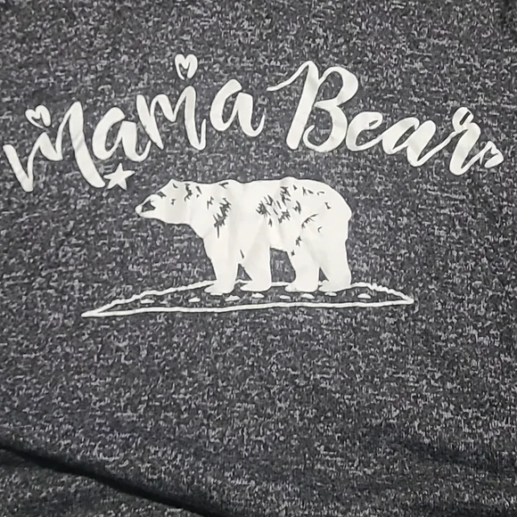 MATERNITY WOMEN'S MAMA BEAR HOODIE - Picture 2 of 7